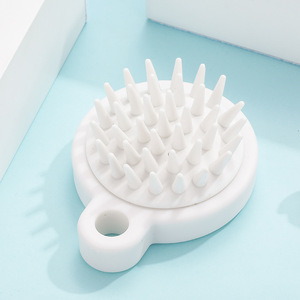 Diy Scalp Massage Hair Brush Silicone Wet Dry Shampooing For Hair Care - Product Image 3