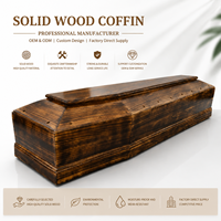 Ataúd Ecológico de Madera Maciza Estilo Europeo Personalizado - Fabricante de Shandong, Proveedor OEM de Ataúdes Funerarios