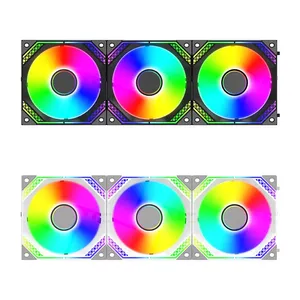 Ventiladores ARGB RGB de 5V, 120*120*25mm, Rodamiento de Bolas, 4 Pines, 68.5CFM, 29.2dBA, Sistema de Refrigeración - Product Image 6