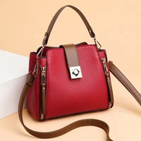 Sac seau tendance en PU pour femme, grande capacité, style décontracté, à porter à l'épaule ou en bandoulière, idéal pour le quotidien