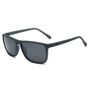 Men's Rectangle Polarized Sunglasses UV400 Full Rim Sports Outdoor Glasses <b>Spring</b> <b>Hinges</b> 2024 - Product Image 3