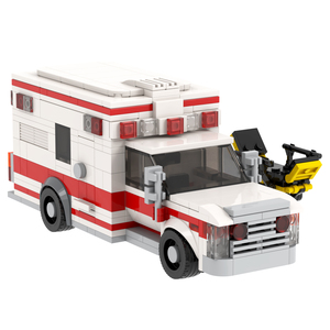 Moc4158 502Pcs Xe Cứu Thương Xe Quà Tặng DIY Moc Gạch Trẻ Em Đồ Chơi Juguetes Mini Xây Dựng Khối Bộ Giáo Dục Trẻ Em Đồ Chơi - Product Image 4