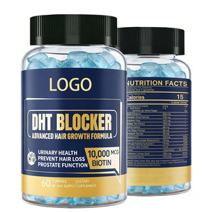 OEM/ODM DHT Blocks Block Block Gummies, Biotina, Apoya la Salud del Cabello y la Salud Masculina y Femenina, 60 unidades - Product Image 1