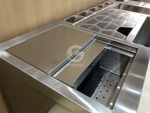 Estación de Bar Móvil, Estación de Coctelería, Bar de Vinos Comercial, Estación de Bartender, Mesa de Coctelería - Product Image 2