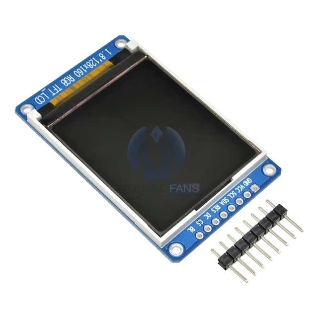 ZYSY 1.8 inch Full Color 128x160 SPI TFT LCD Display Module ST7735S 3.3V Replace OLED Power Supply for
