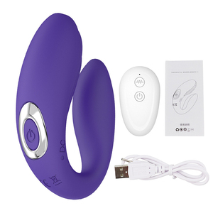 U Tipo di Controllo A Distanza Del Silicone Dildo G-Spot Stimolare Femminile Masturbarsi Giocattolo Del Sesso Vibratori per le Coppie - Product Image 6