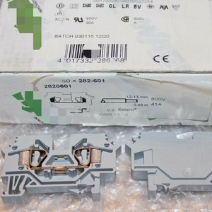 新品・純正 <span class=keywords><strong>2</strong></span>-Leiter Borne ドライバー保護タイプ 282-601 在庫あり PLC プログラミングコントローラー - Product Image 1