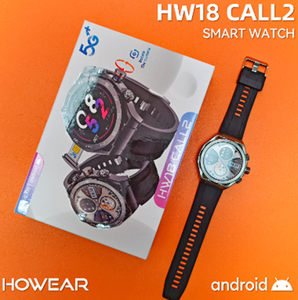 DF EDS HW18 CALL2 4G Android BLACK AMOLED เครื่องติดตามสุขภาพและฟิตเนส - Product Image 1