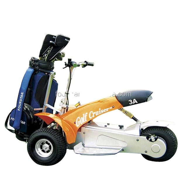 Dörtlü elektrikli tek kişilik koltuk golf trolly