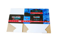 Boîte d'emballage en carton ondulé de qualité supérieure pour la logistique, avec logo imprimé en flexographie noire, boîte d'expédition