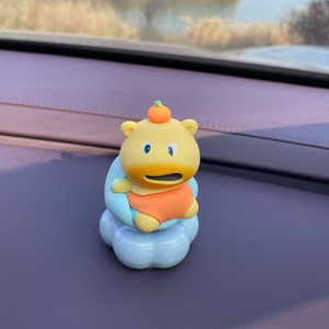 Ornement de voiture en plastique en forme de capybara mignon, décoration de tableau de bord pour l'intérieur de la voiture, cadeau - Product Image 2