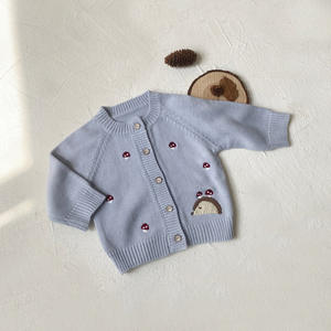 Ropa De Bebé Recién Nacido Para Otoño e Invierno Mameluco Suéter De Moda Para Niño Pelele Para Niña Mono De Bebé Tejido Con Champiñones - Product Image 6