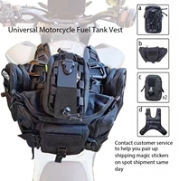 Sac de réservoir universel pour moto, pratique et multifonctionnel, avec système Molle, pour équipement de moto
