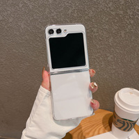 Nouvelle conception d'étui de téléphone pliable en PC rigide pour Samsung Galaxy Z Flip 7 7fe, étui transparent pour Z Flip Cover 7 6 5 4 3
