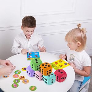 6Pcs EVA Foam Cube Dice 315" Educational Toy <strong>Blank</strong> <strong>Slate</strong> Board <strong>Game</strong> Lucky Numbers Parties Gifts - Product Image 4