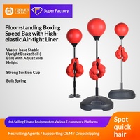 Ballon de boxe gonflable en polyuréthane pour enfants, anti-stress, sur pied, type Roly-poly, pour entraînement de vitesse et fitness, directement de l'usine