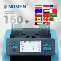 NUMEN SH-06P compteur de billets de Machine de comptage multi-argent de haute qualité avec écran couleur tactile TFT de 4.3 pouces