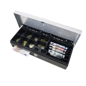en métal de sécurité 460 avec 6 billets et 8 pièces de monnaie Tiroir-<span class=keywords><strong>caisse</strong></span> en métal à rabat pour comptoirs de <span class=keywords><strong>caisse</strong></span> - Product Image 3