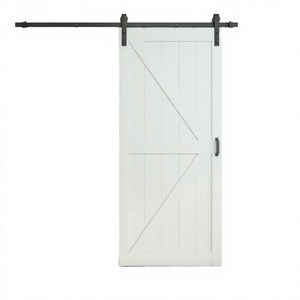 Sliding Brass Barn <b>Door</b> Kit French Design Durable 6.6ft with 1 Year Warranty for Hotel Use - Product Image 2