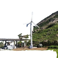 Éolienne à aimants permanents à axe horizontal de qualité industrielle à haut rendement de 13 kW avec sortie 220 V et diamètre de rotor de 6,5 m