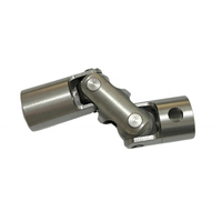Acoplamiento Universal de Acero para Dirección Automática, Bloque de Pasador de 19 mm de Diámetro Exterior, Rodamiento, Juntas Universales, Mecanizado CNC, Estructura Doble, Antióxido, Aceite