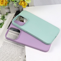 Coques de téléphone en silicone souple antichoc, coque de téléphone en silicone liquide pour iPhone 13 Pro Max