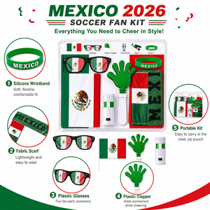 Accessoires de Fanfare Coupe du Monde de Football 2026 : Drapeaux Portatifs, Décoration d'Ambiance pour Supporters, Accessoires de Cabine Photo - Product Image 3