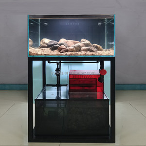 Fabrieksnieuwe <span class=keywords><strong>aquarium</strong></span> met zoetwater, ultra-wit glazen bodemfilter, klein/middelgroot formaat, geschikt voor woonkamer, koraallandschap - Product Image 5