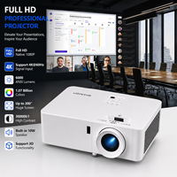   Projecteur laser 4K WiFi sans fil Android TV Smart DLP Home Cinéma Film Golf Projection extérieure Écran de projection Beamer