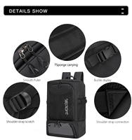 Sac à dos de sport décontracté avec sac de raquette imperméable de haute qualité pour homme et femme, sac de sport multifonctionnel tendance pour le week-end