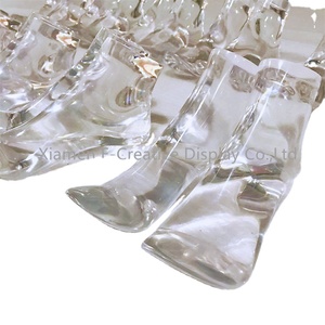 Nuovo Stile di Espositore per Scarpe a Calzino, Manichino Piede Femminile Trasparente in Resina, Modello Piede in Resina per Tacchi a Spillo - Product Image 2