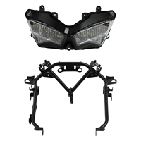 Kit de support de phare avant et de fixation de carénage pour moto TCMT compatible avec Kawasaki Ninja 650 2020-2025