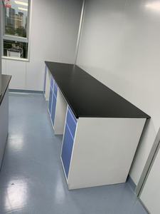 Mesa de Trabajo Lateral para Laboratorio, de Acero y Madera Resistente a Impactos, de Calidad Profesional, para Escuelas y Centros de Investigación Energética, Marca Optimal <span class=keywords><strong>Kayuen</strong></span> - Product Image 4