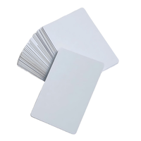 Carte de contrôle d'accès NFC NTAG213 13,56 MHz en PVC vierge, étanche, pour systèmes de badges 85,5*54mm