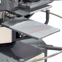 Presse à chaud Microtec Apex X4 16x20 à double plaque chauffante, 4 stations, pneumatique, ouverture automatique, pour transfert thermique sur T-shirt