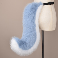 Queue de loup en fourrure ultra-réaliste, accessoire en peluche fait main, accessoire de cosplay Comic Con