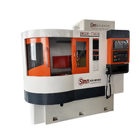 Máquina Rectificadora de Superficies Industrial CNC con Mesa Rotatoria Horizontal y Control FANUC para Obleas de Semiconductores