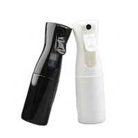 Bouteille de pulvérisation de brouillard d'eau à déclenchement fin en plastique PET en gros 200ml 300ML pulvérisateur de brouillard continu réutilisable pour shampooing
