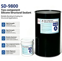 Usine de produits d'étanchéité en silicone bicomposants en Chine, adhésif en silicone bicomposant