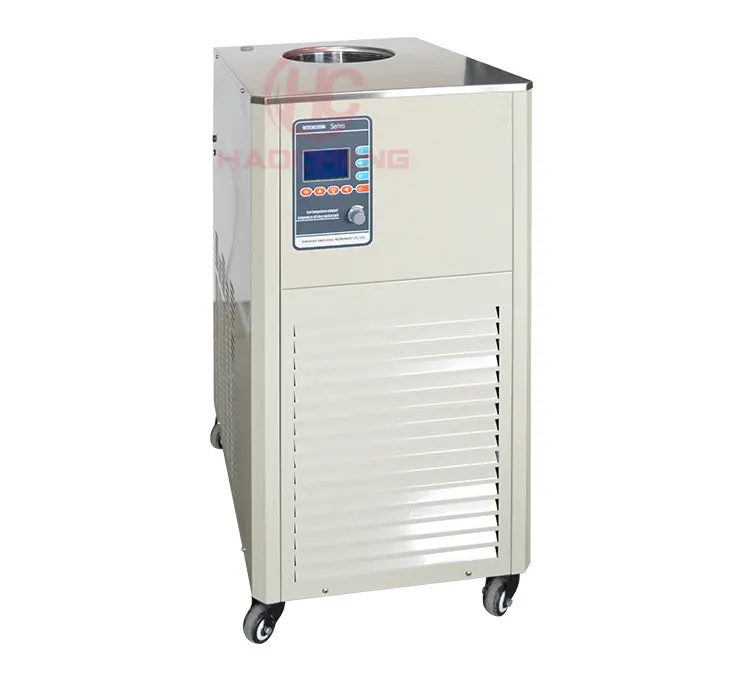 Glicol recirculante químico de baixa temperatura 5l laboratório pequeno resfriador