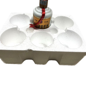 Emballage en coton perlé Epe pour bouteilles de vin, boîte de protection blanche personnalisée absorbant les chocs - Product Image 1