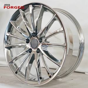 Multi Spoke Bling Silver Chrome Forged Aluminum Alloy Wheels 20 Inch 4 Pieces New for Xts 2013-2024 - Product Image 3