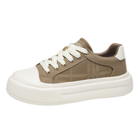 Chaussures de course athlétiques pour hommes en cuir véritable respirant avec lacets, amorti et antidérapantes, idéales pour la randonnée en extérieur