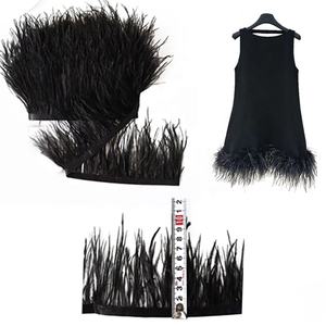 Muestras Gratis de Plumas de Avestruz al por Mayor, Plumas Naturales de 8-10 cm para Accesorios de Ropa, Encaje de Plumas Extra Largo - Product Image 6