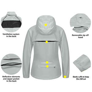 Chaqueta de Ciclismo Impermeable y Cortavientos de Secado Rápido <span class=keywords><strong>para</strong></span> <span class=keywords><strong>Mujer</strong></span>, Ropa de Senderismo Personalizada <span class=keywords><strong>para</strong></span> Exteriores, Chaqueta de Ciclismo de <span class=keywords><strong>Montaña</strong></span> Desmontable - Product Image 6