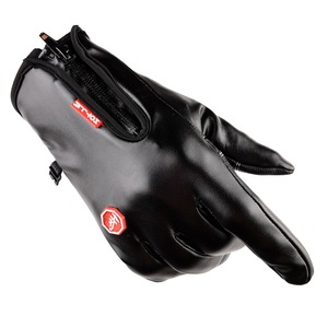 Gran oferta, guantes de cuero con logotipo personalizado, pantalla táctil para hombres y mujeres, forro de invierno cálido <span class=keywords><strong>Thinsulate</strong></span>, conducción de motocicletas, deportes al aire libre - Product Image 4
