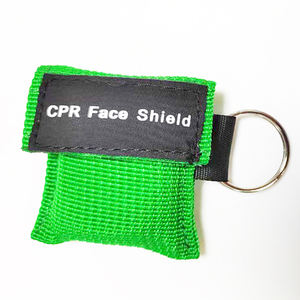 Masker CPR, Gantungan Kunci latihan pertolongan pertama, termasuk Kit pertolongan pertama, perisai wajah pernapasan mulut ke mulut - Product Image 3