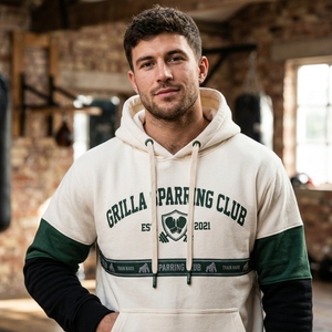 Sweat à capuche en molleton de coton épais pour homme, couleur personnalisée, broderie, coupe oversize, décontracté - Product Image 5