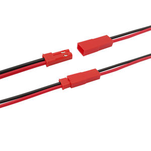 JST 2/10 คู่ 2 ขาเชื่อมต่อชายหญิงปลั๊กสายเคเบิลสาย 100mm 150mmสำหรับ 22 AWG RCของเล่นแบตเตอรี่LEDโคมไฟ - Product Image 2