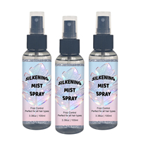 Semprotan Rambut Anti Frizz untuk Rambut Keriting/Lurus, Semprotan Silk Mist Penjualan Terlaris, Semprotan Pelindung Panas Khusus dengan Minyak Biji Kamelia